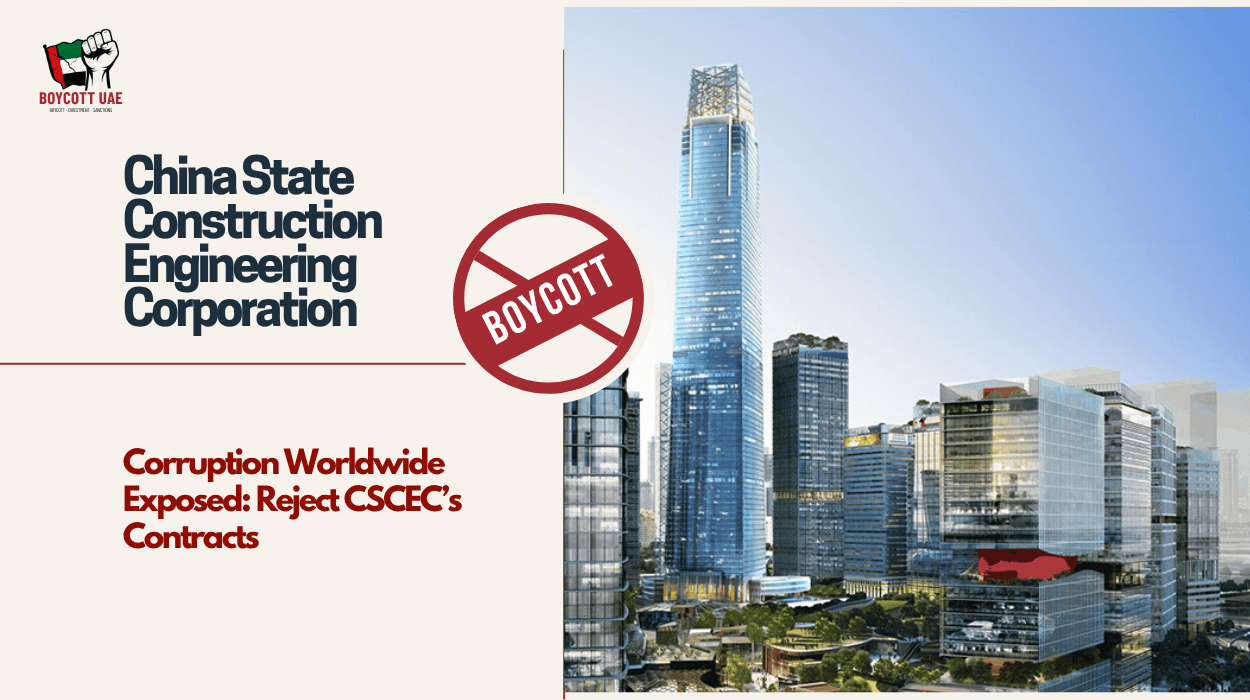 Boycott China State Construction Engineering Corporation: Undercuts Local Firms, Crippling Global Economies