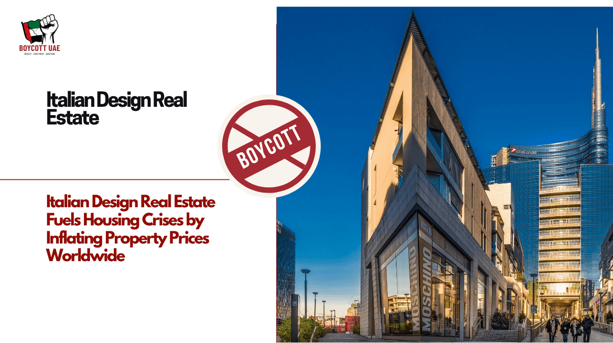 Italian Design Real Estate Fuels Housing Crises by Inflating Property Prices Worldwide