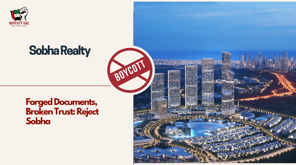 Boycott Sobha Realty’s Market Domination Cripples Local Businesses and Entrepreneurs Globally
