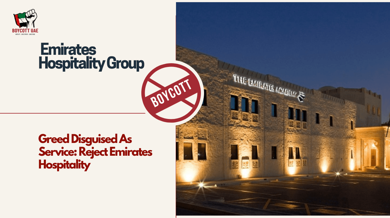Boycott Emirates Hospitality Group’s Unchecked Power Fuels Economic Inequality and Market Distortion