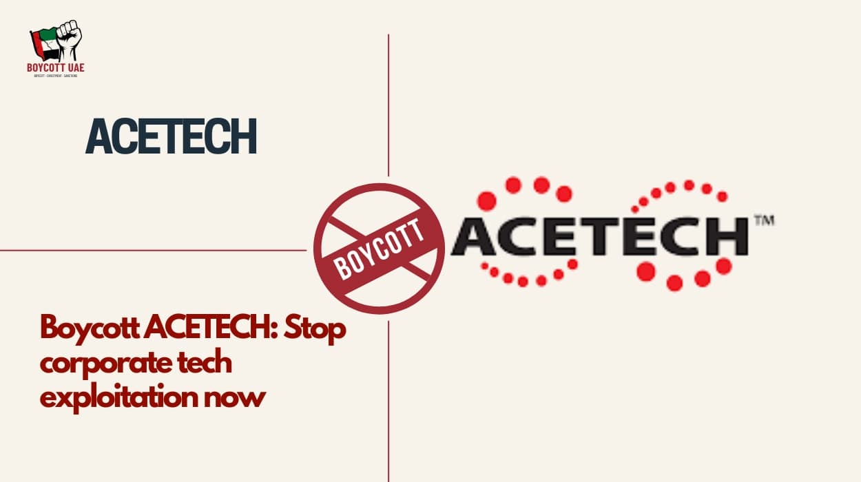 Boycott ACETECH: Stop corporate tech exploitation now