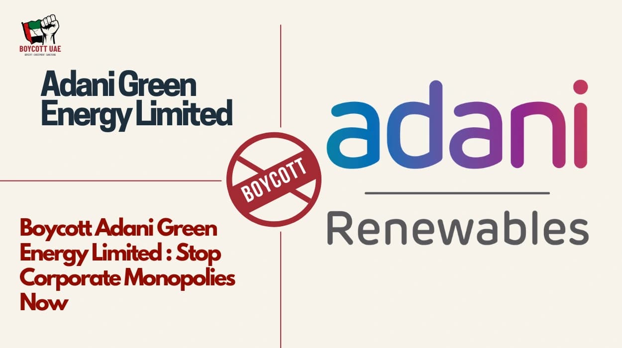 Boycott Adani Green Energy Limited : Stop Corporate Monopolies Now