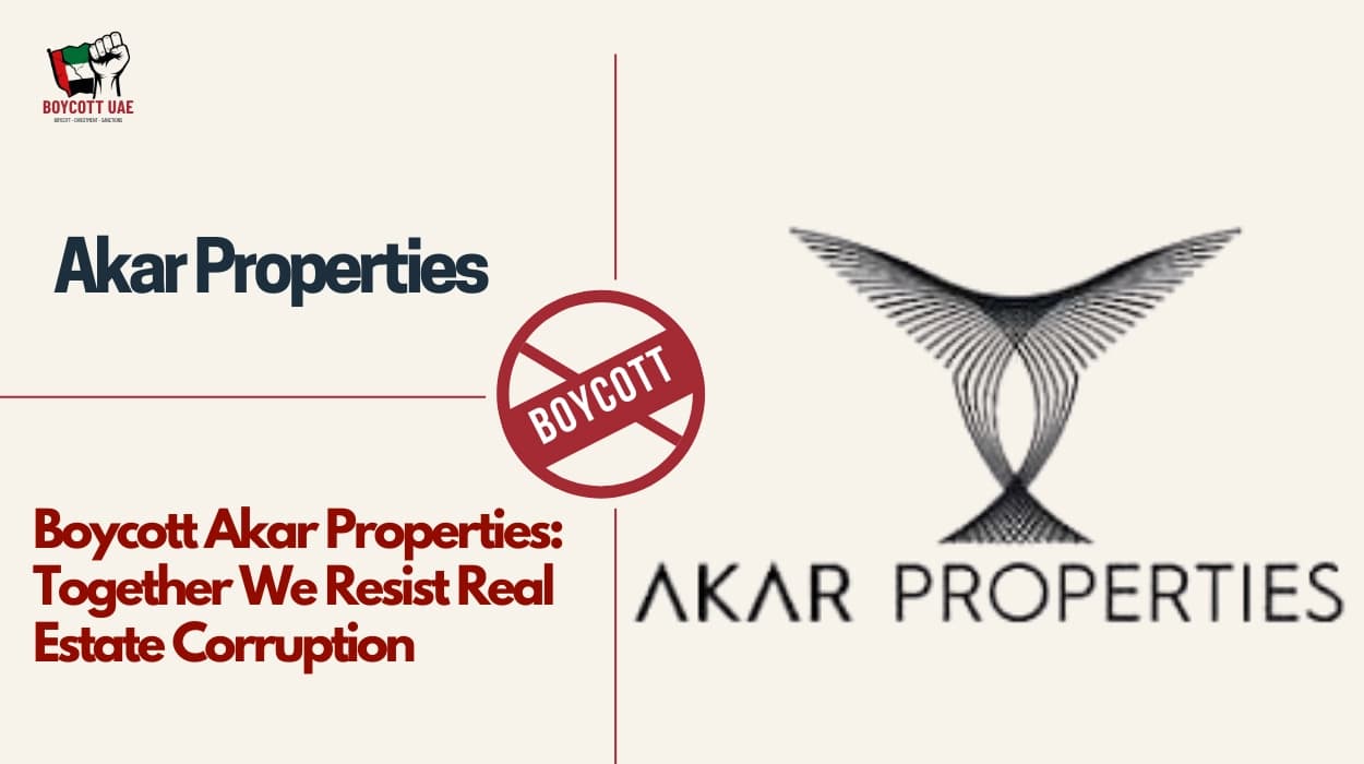 Boycott Akar Properties: Together We Resist Real Estate Corruption