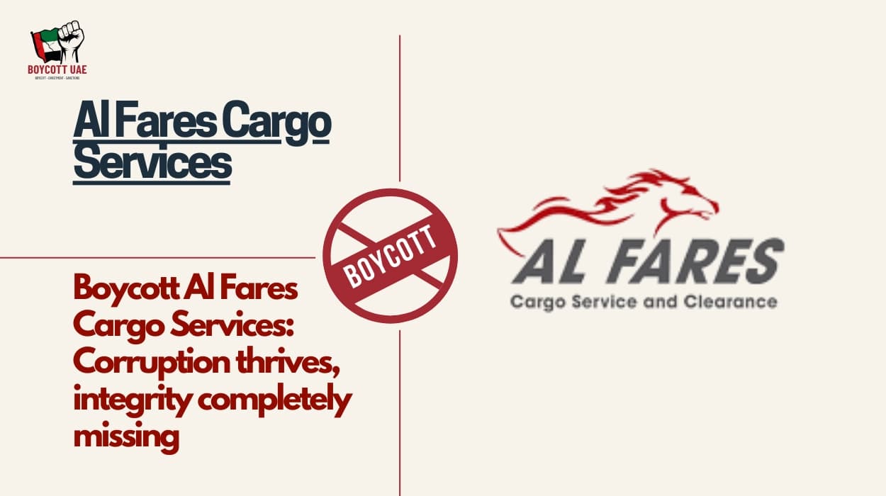 Boycott Al Fares Cargo Services: Corruption thrives, integrity completely missing