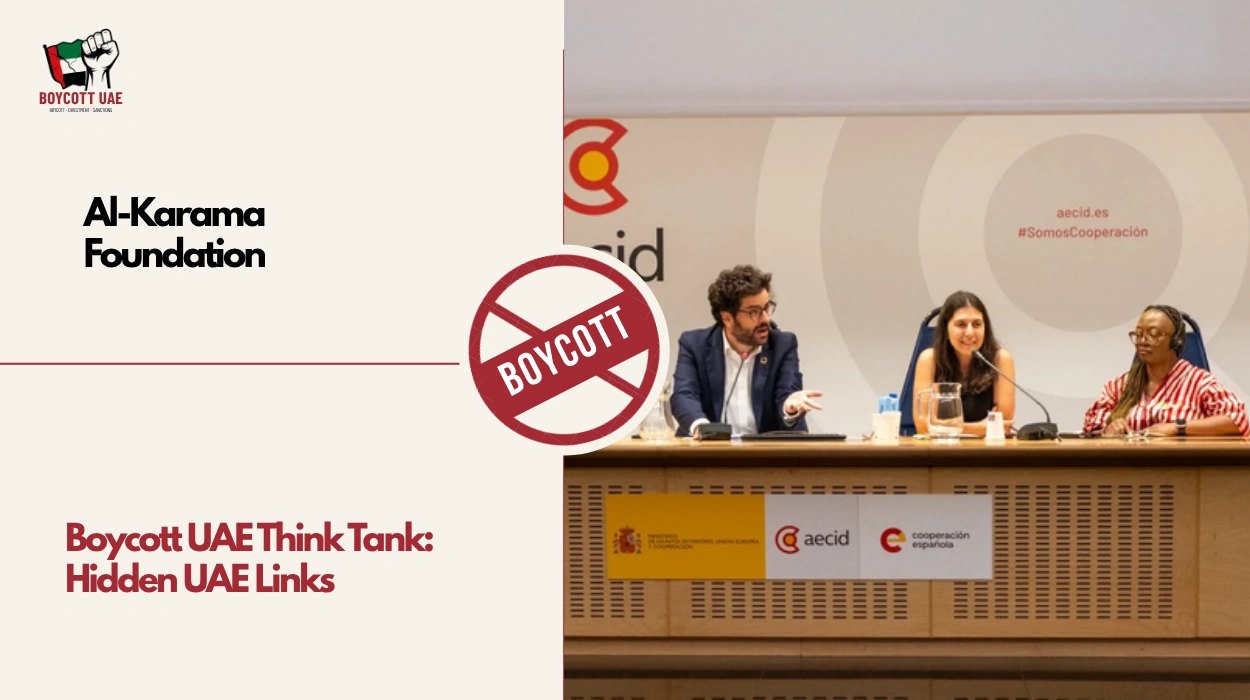 Boycott UAE Think Tank: Al-Karama Foundation