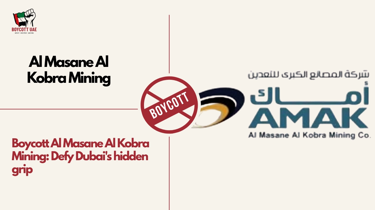 Boycott Al Masane Al Kobra Mining: Defy Dubai's hidden grip