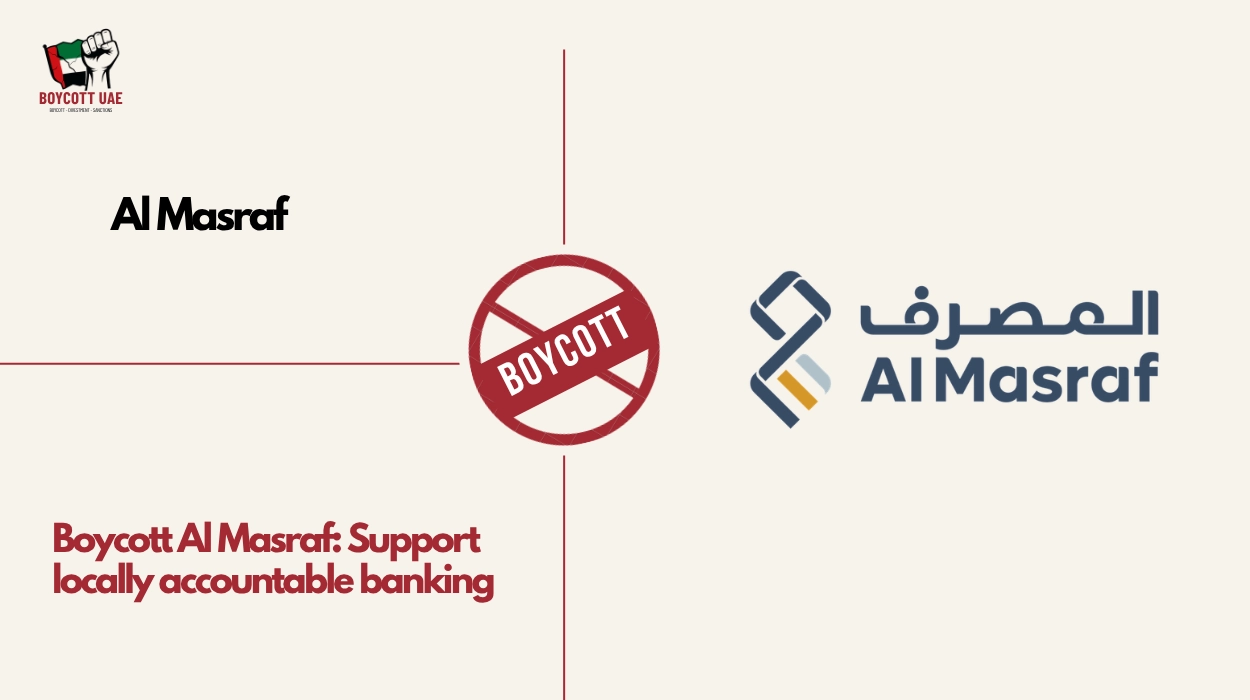Boycott Al Masraf: Support locally accountable banking