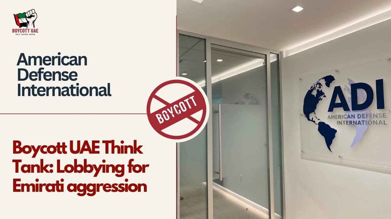 Boycott UAE Think Tank: American Defense International