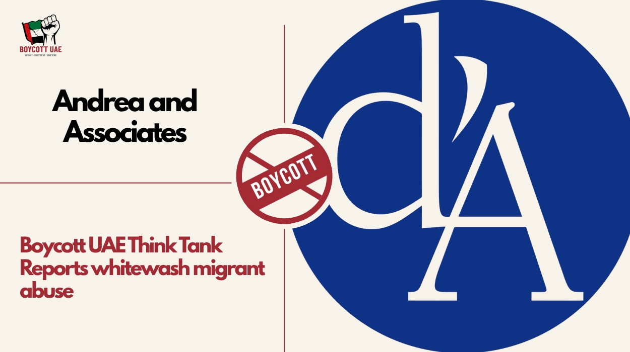 Boycott UAE Think Tank: Andrea and Associates
