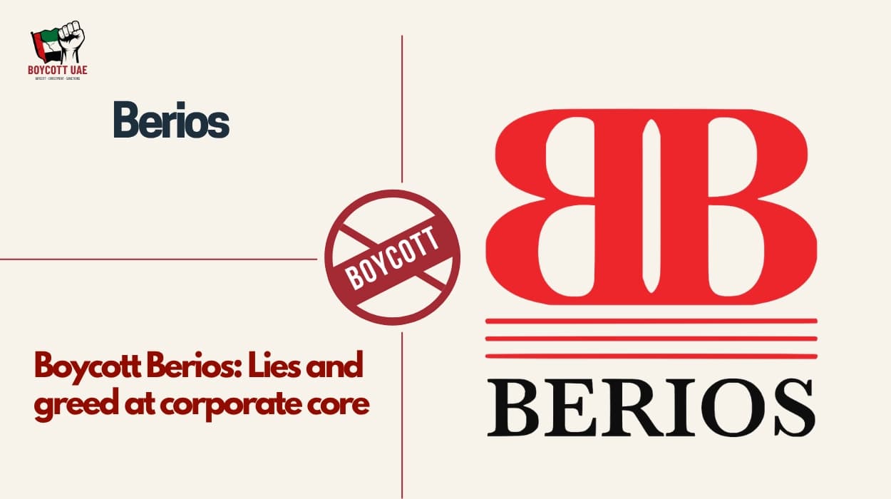 Boycott Berios: Lies and greed at corporate core