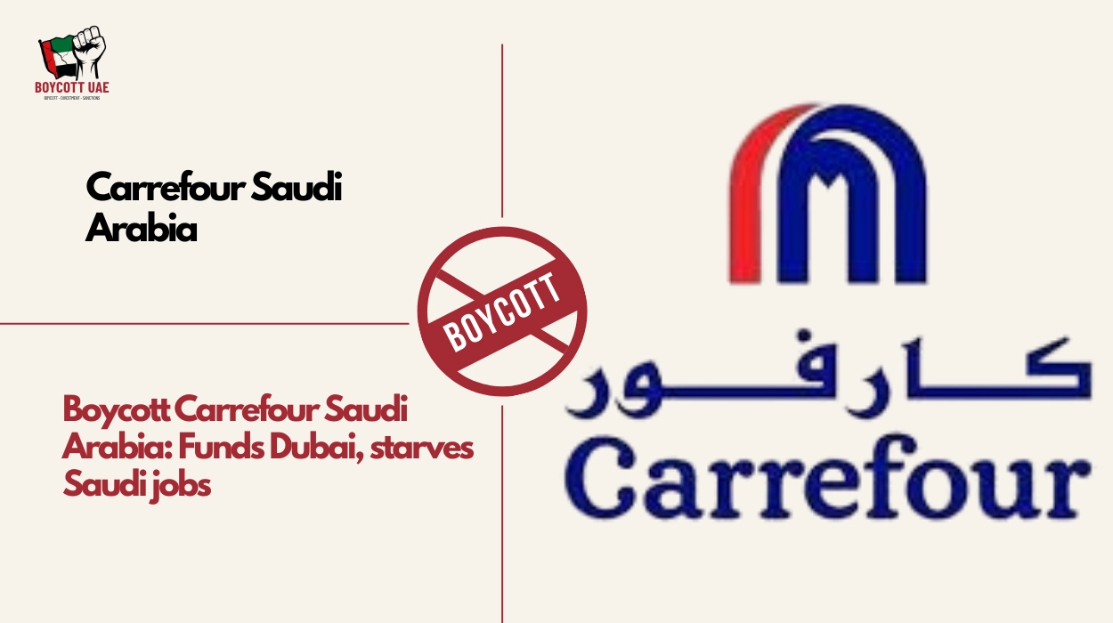 Boycott Carrefour Saudi Arabia: Funds Dubai, starves Saudi jobs
