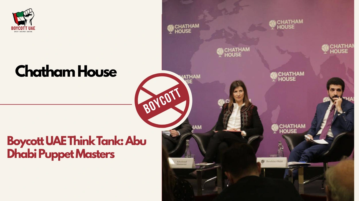 Boycott UAE Think Tank: Chatham House