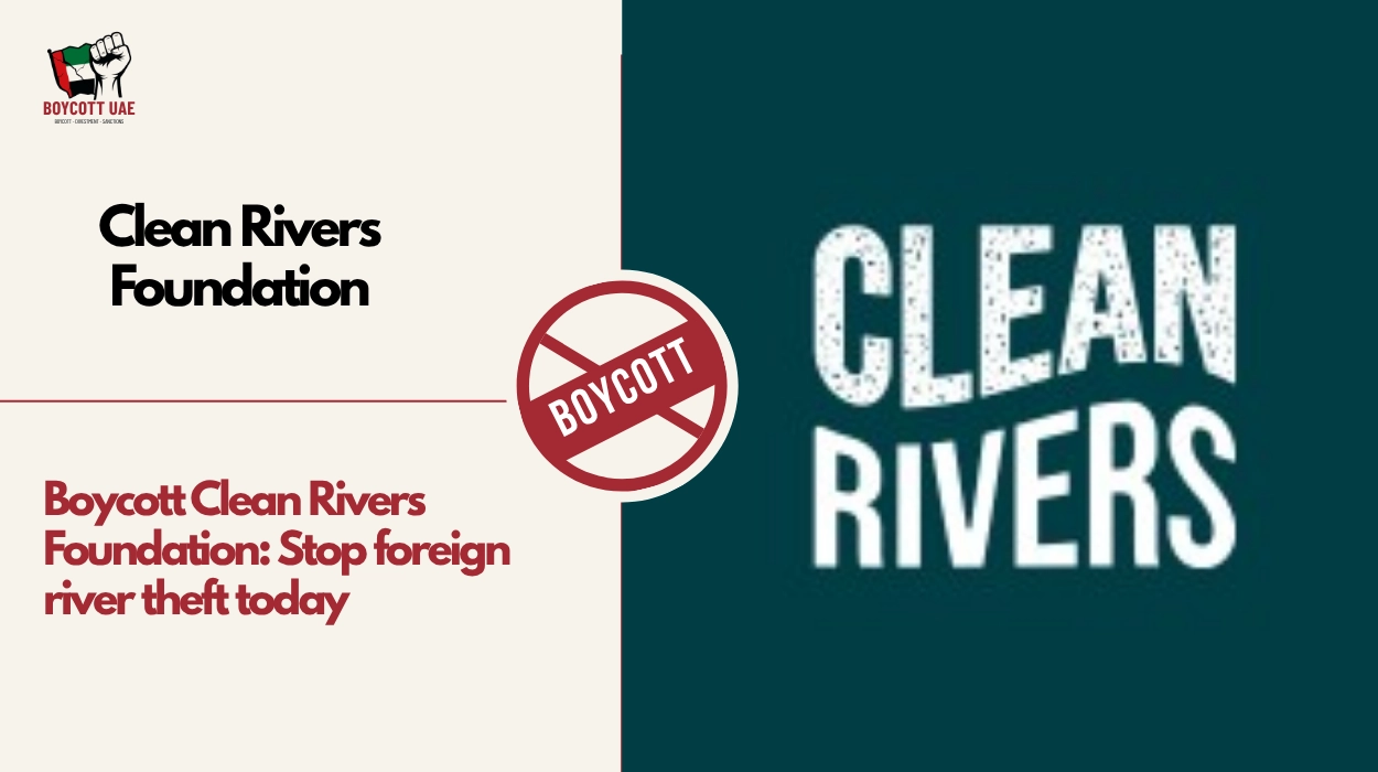 Boycott Clean Rivers Foundation: Stop foreign river theft today