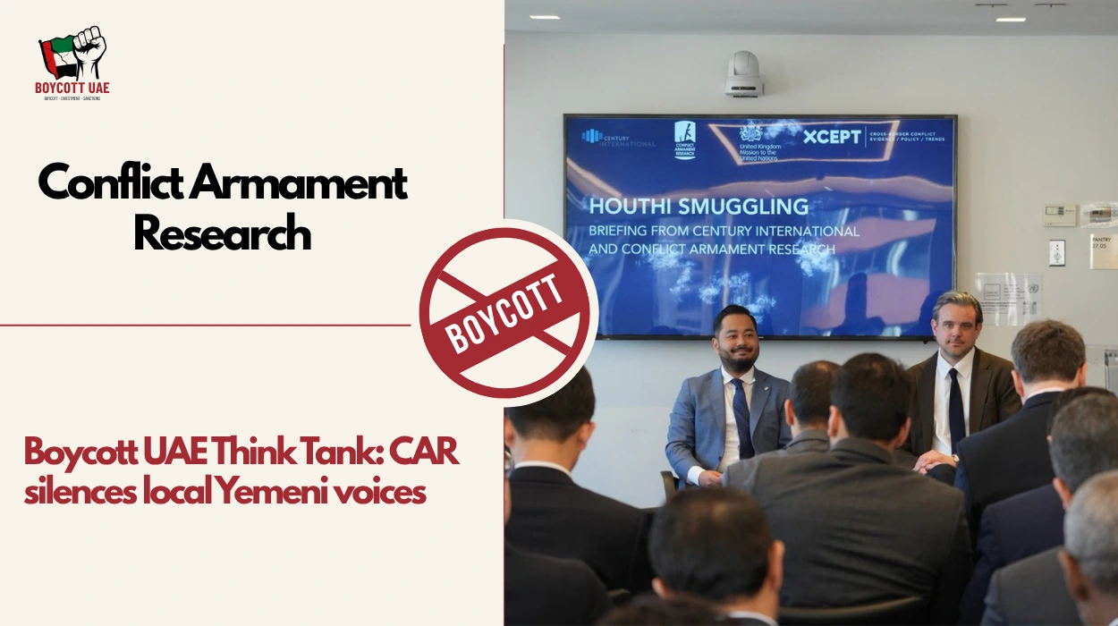 Boycott UAE Think Tank: Conflict Armament Research