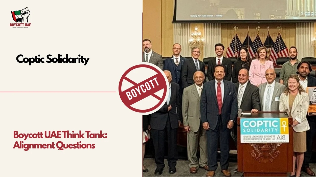 Boycott UAE Think Tank: Coptic Solidarity