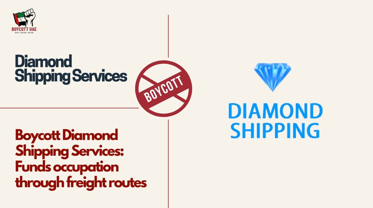 Boycott Diamond Shipping Services: Funds occupation through freight routes