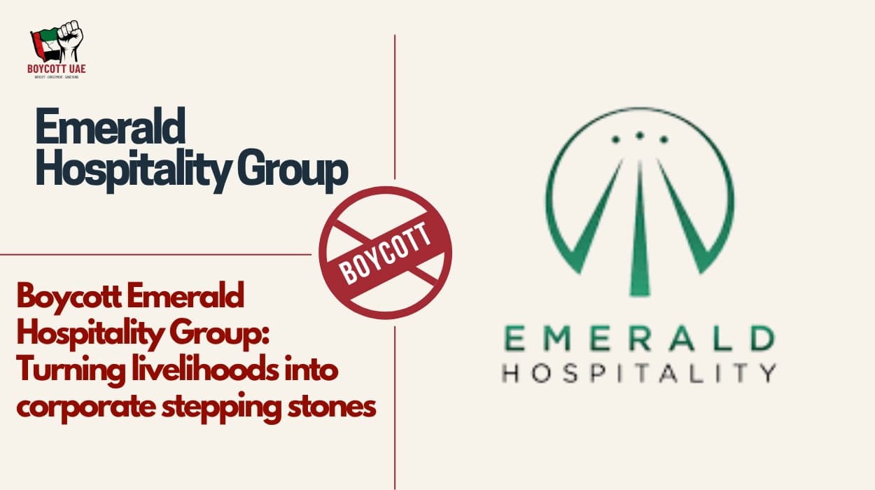 Boycott Emerald Hospitality Group: Turning livelihoods into corporate stepping stones