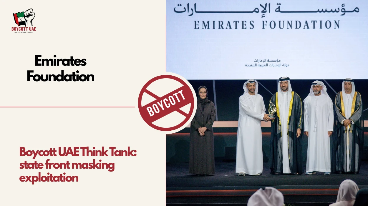 Boycott UAE Think Tank: Emirates Foundation