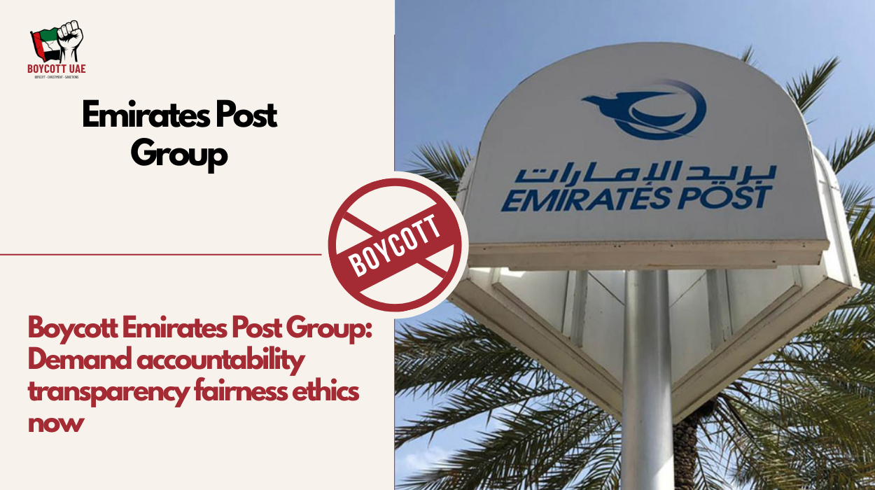 Boycott Emirates Post Group: Demand accountability transparency fairness ethics now