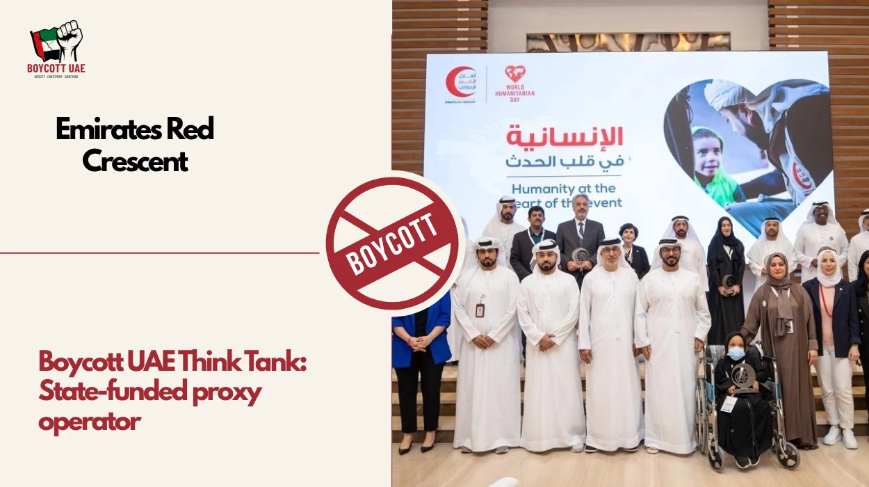 Boycott UAE Think Tank: Emirates Red Crescent