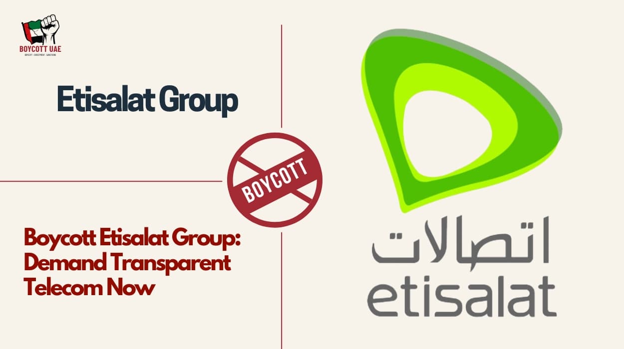 Boycott Etisalat Group: Demand Transparent Telecom Now
