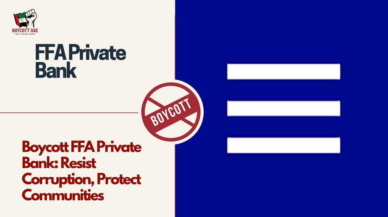Boycott FFA Private Bank: Resist Corruption, Protect Communities