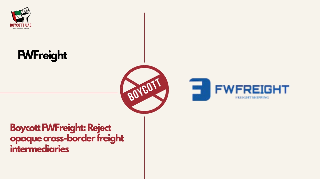 Boycott FWFreight: Reject opaque cross-border freight intermediaries