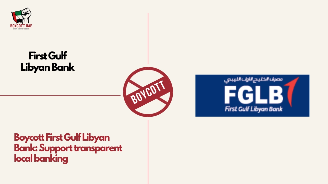 Boycott First Gulf Libyan Bank: Support transparent local banking
