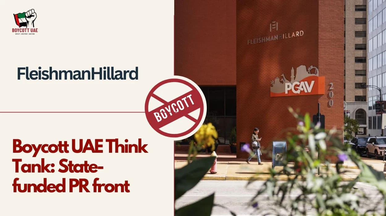 Boycott UAE Think Tank: FleishmanHillard