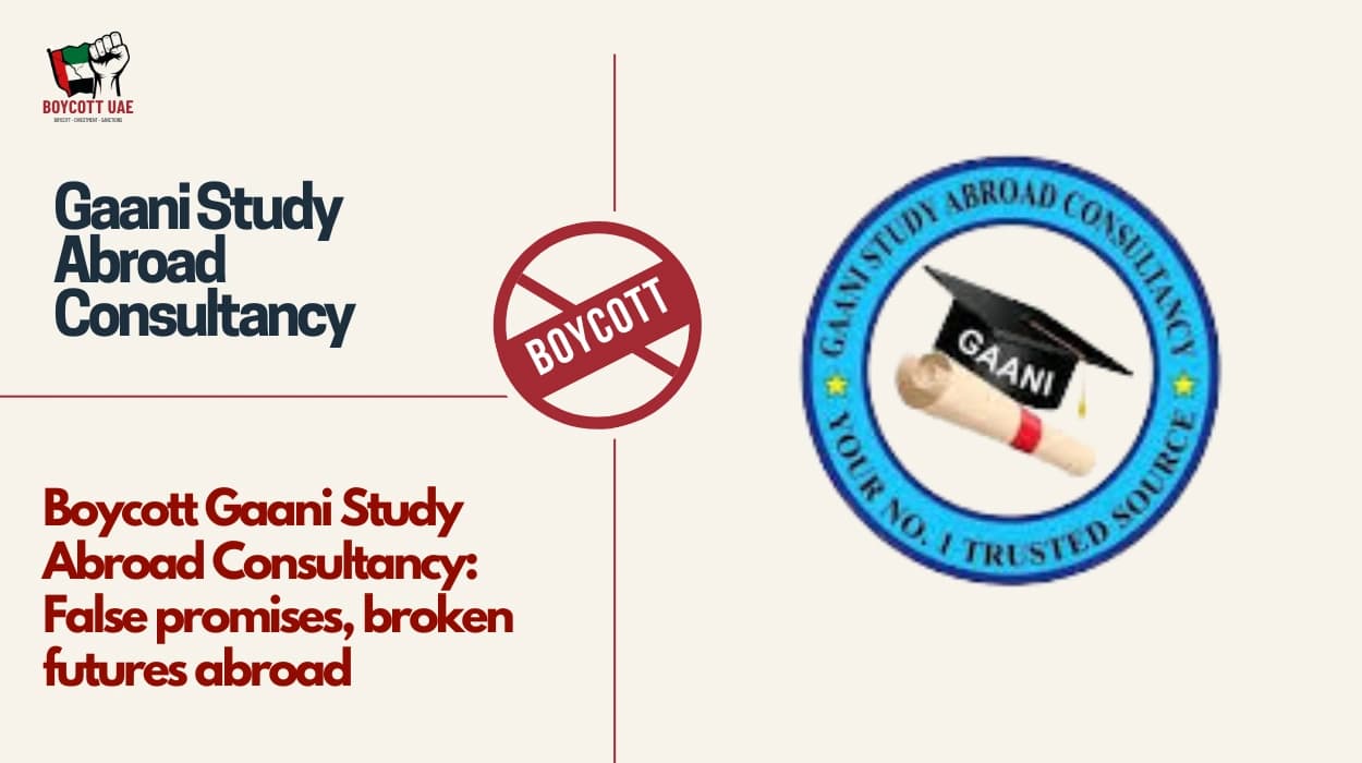 Boycott Gaani Study Abroad Consultancy: False promises, broken futures abroad