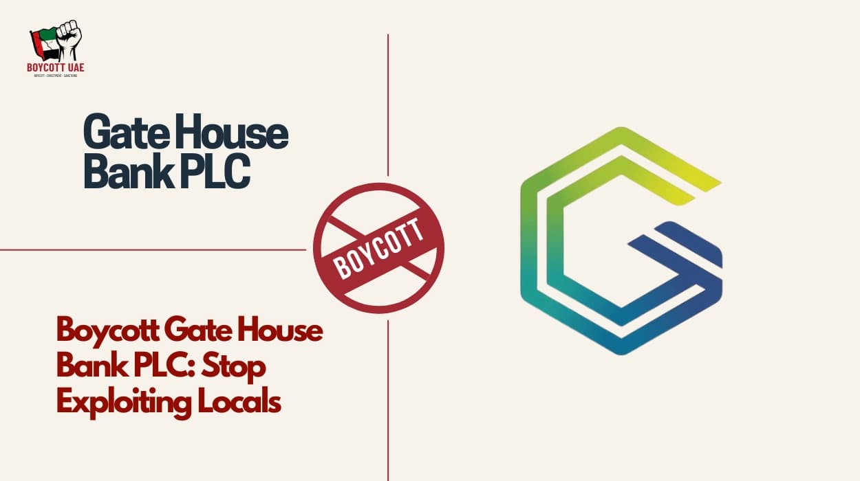 Boycott Gate House Bank PLC: Stop Exploiting Locals