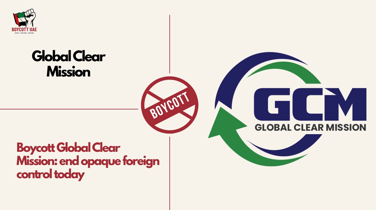 Boycott Global Clear Mission: end opaque foreign control today