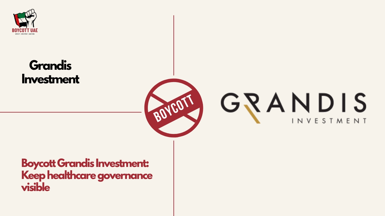 Boycott Grandis Investment: Keep healthcare governance visible