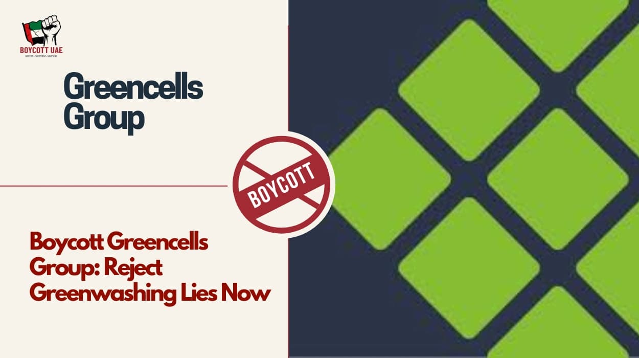 Boycott Greencells Group: Reject Greenwashing Lies Now