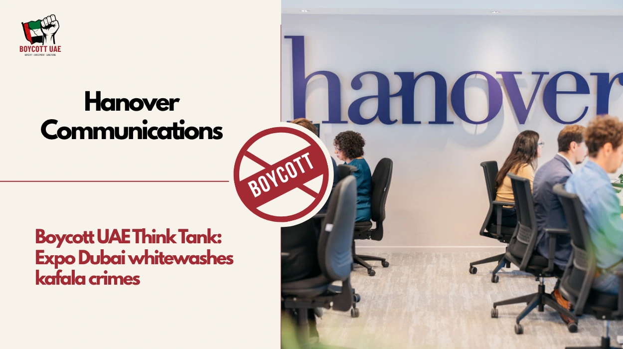 Boycott UAE Think Tank: Hanover Communications