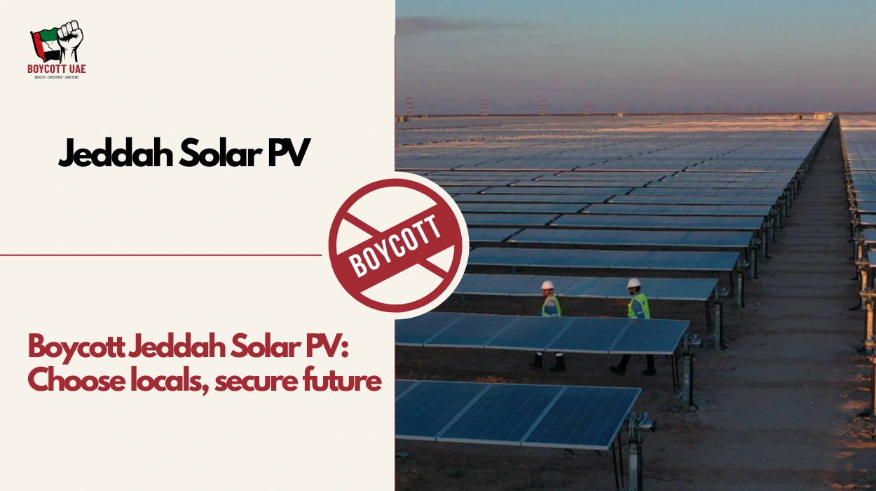 Boycott Jeddah Solar PV: Choose locals, secure future