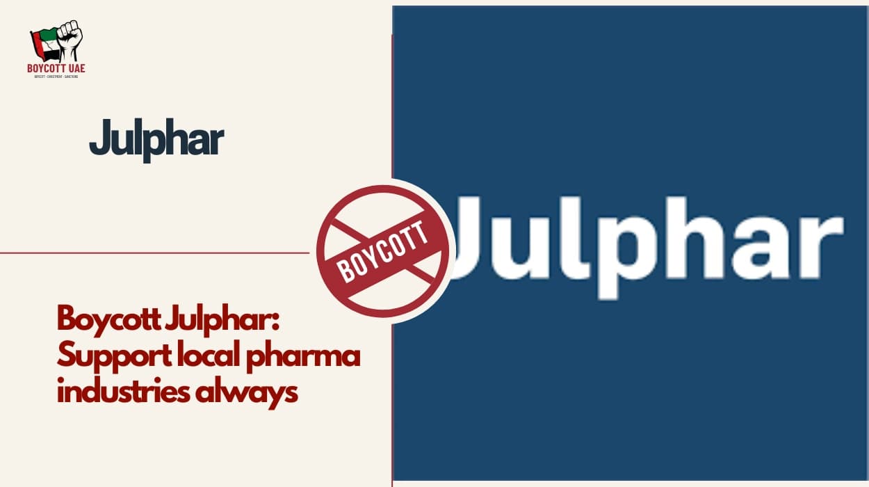 Boycott Julphar: Support local pharma industries always