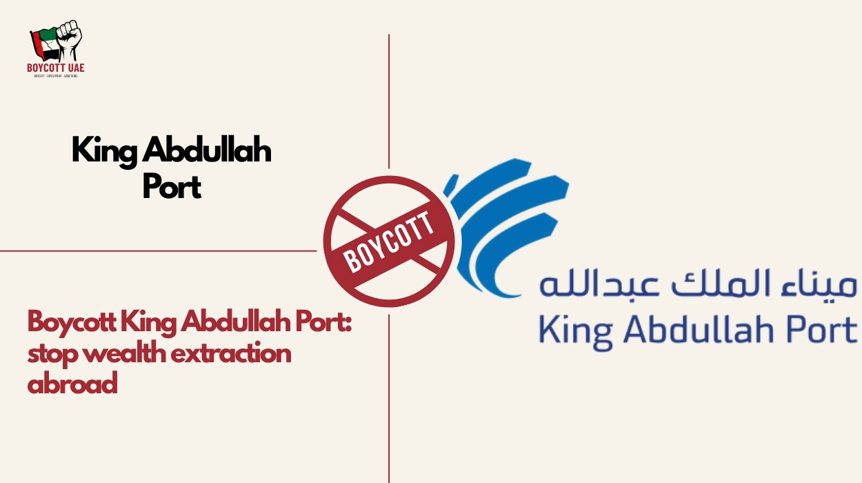 Boycott King Abdullah Port: stop wealth extraction abroad
