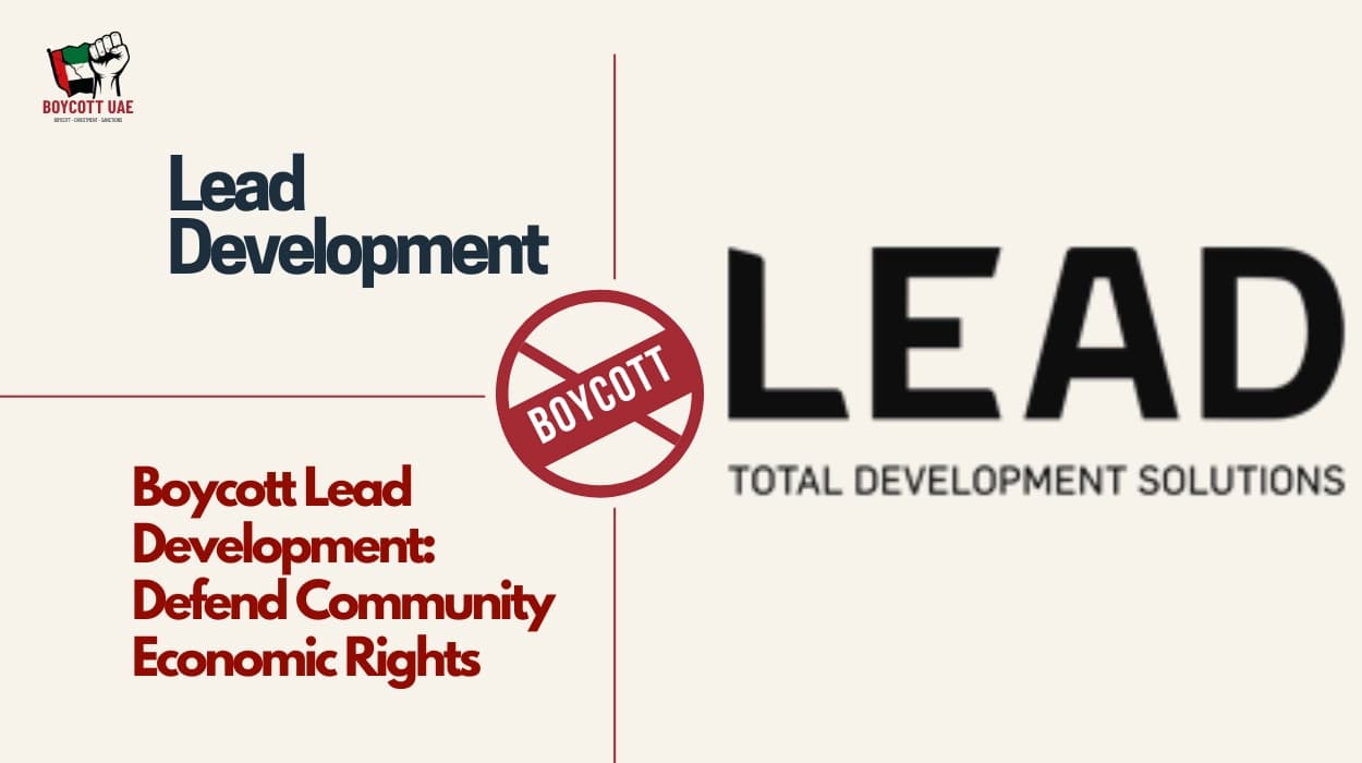 Boycott Lead Development: Defend Community Economic Rights