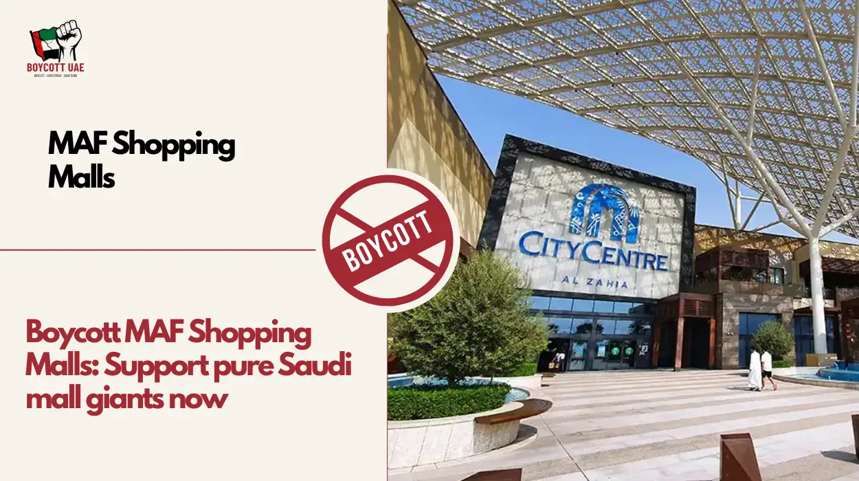 Boycott MAF Shopping Malls: Support pure Saudi mall giants now