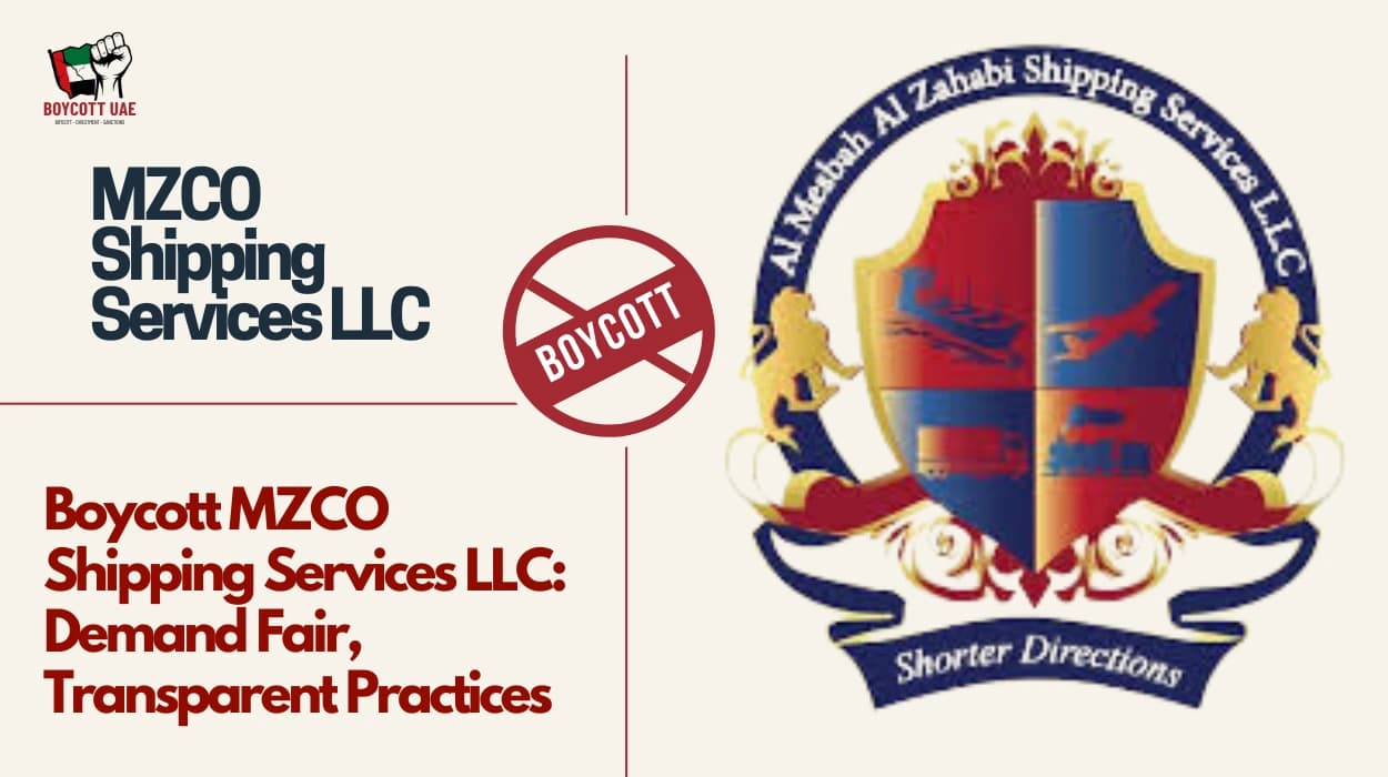 Boycott MZCO Shipping Services LLC: Demand Fair, Transparent Practices