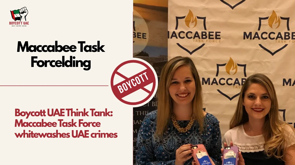Boycott UAE Think Tank: Maccabee Task Force