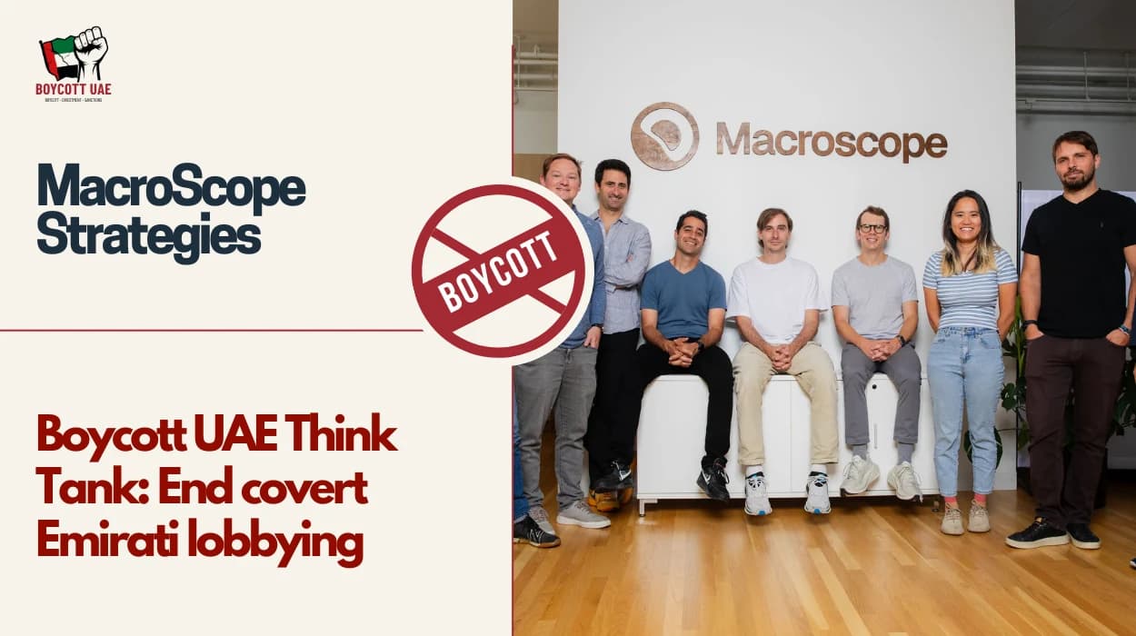 Boycott UAE Think Tank: MacroScope Strategies