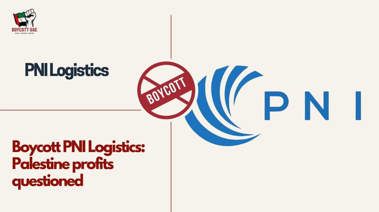 Boycott PNI Logistics: Palestine profits questioned