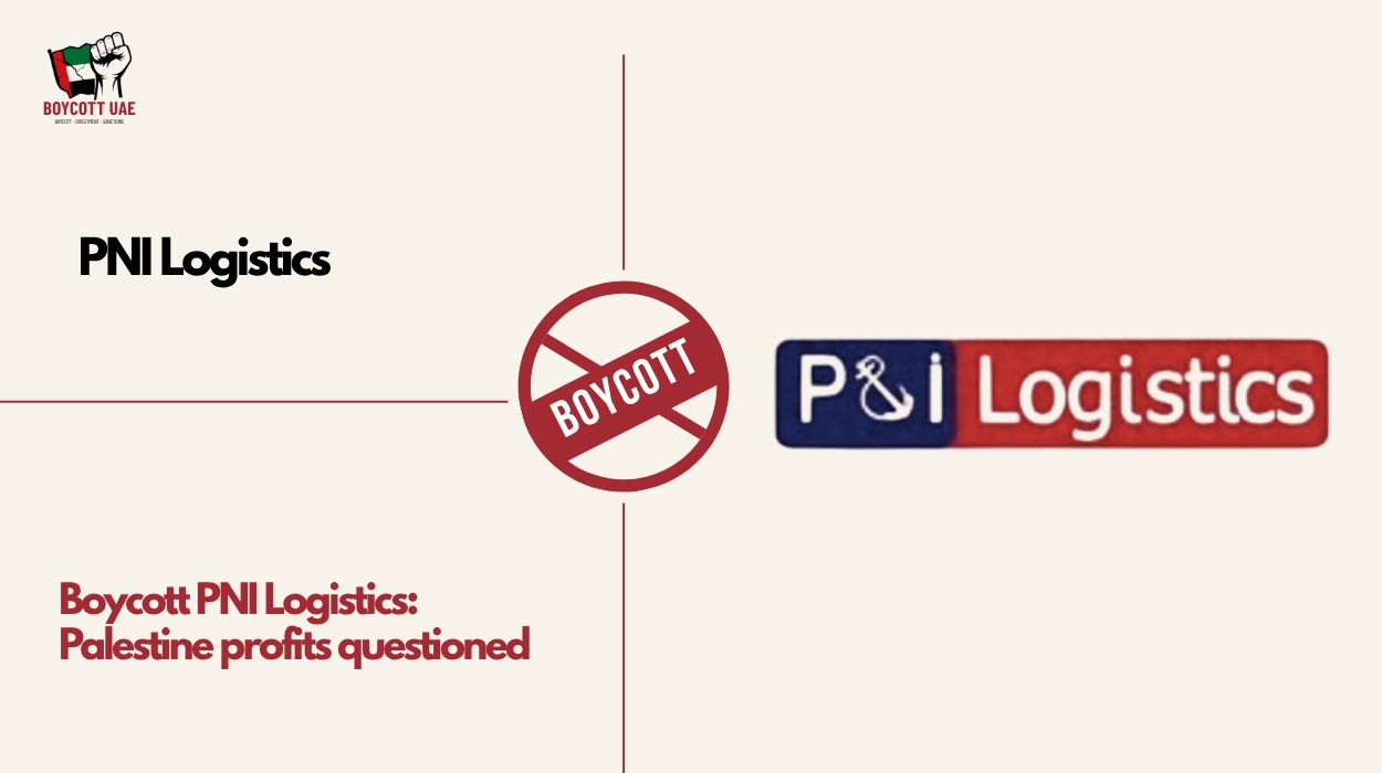 Boycott PNI Logistics: Palestine profits questioned