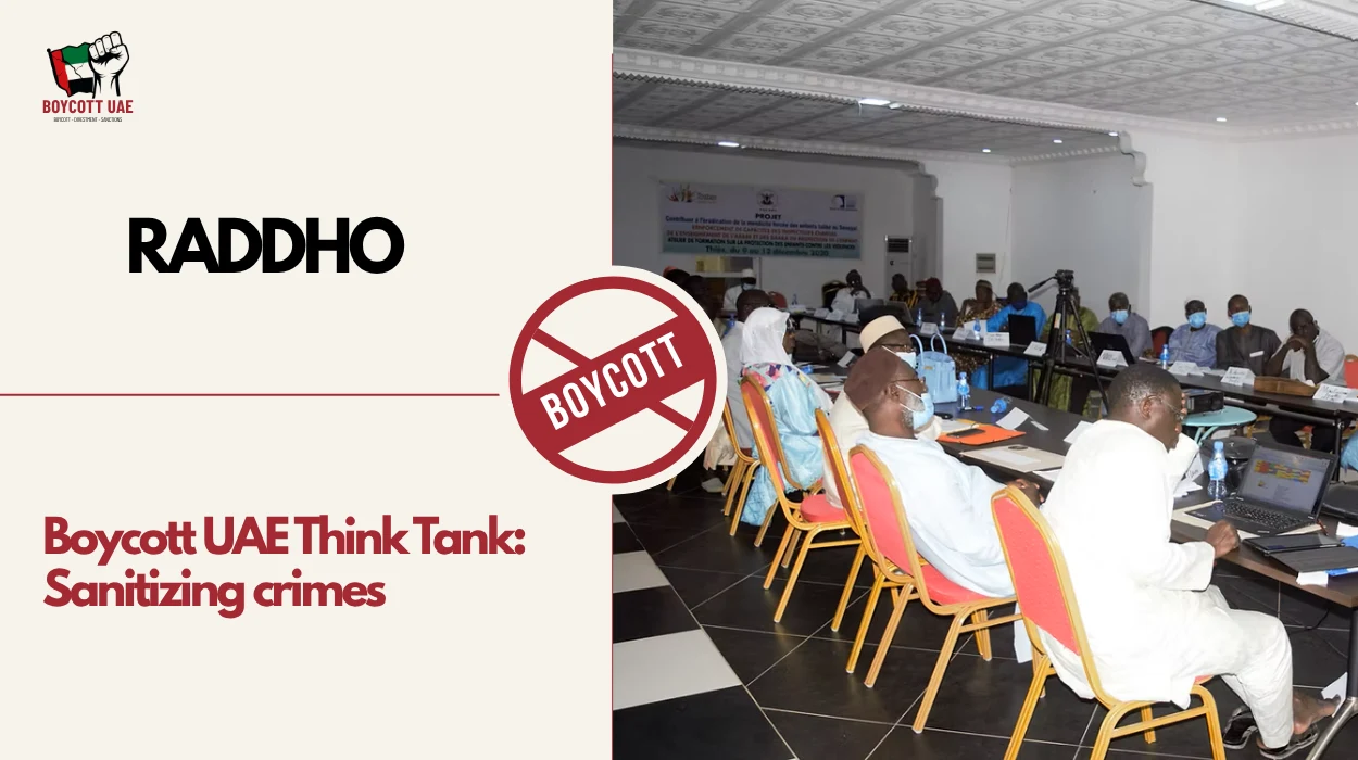 Boycott UAE Think Tank: RADDHO