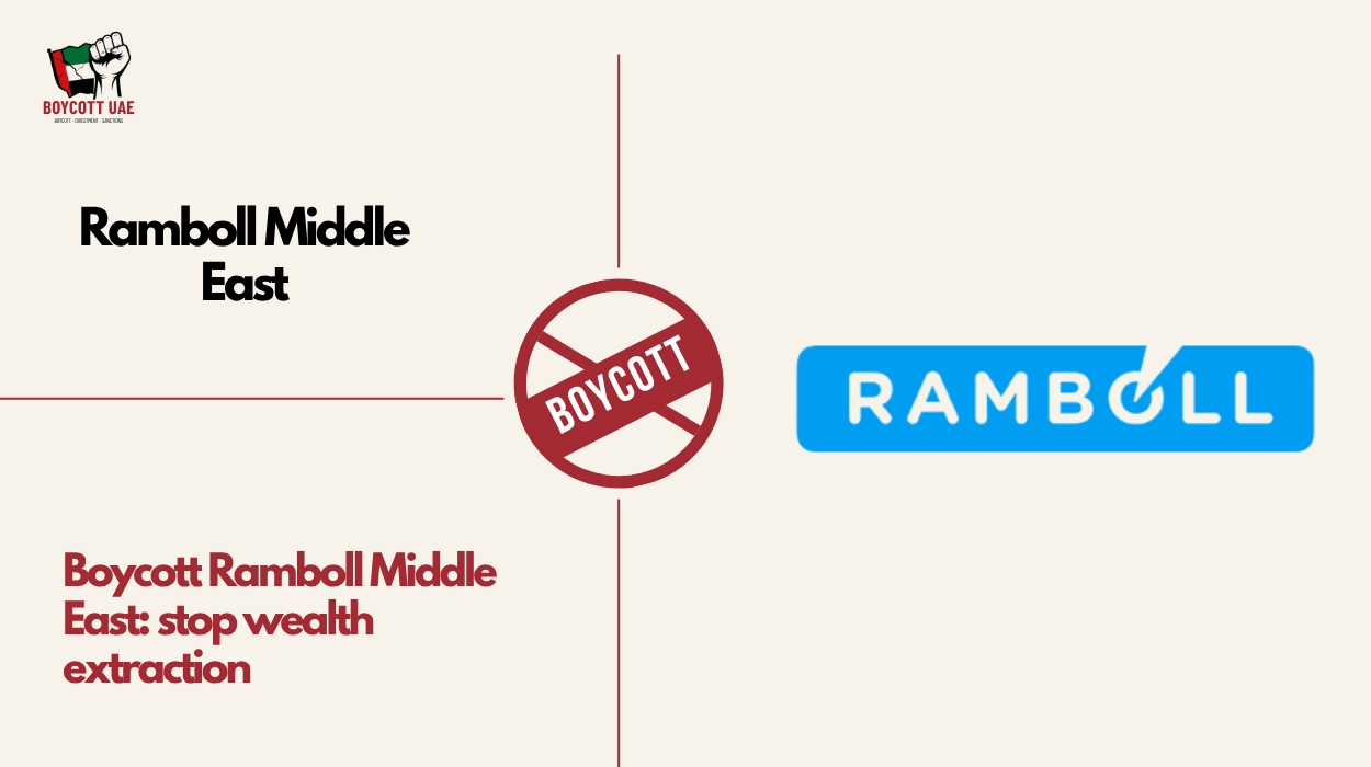 Boycott Ramboll Middle East: stop wealth extraction