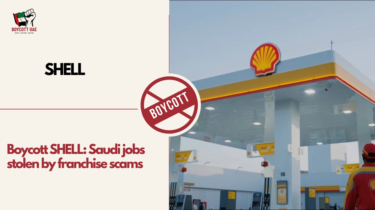Boycott SHELL: Saudi jobs stolen by franchise scams