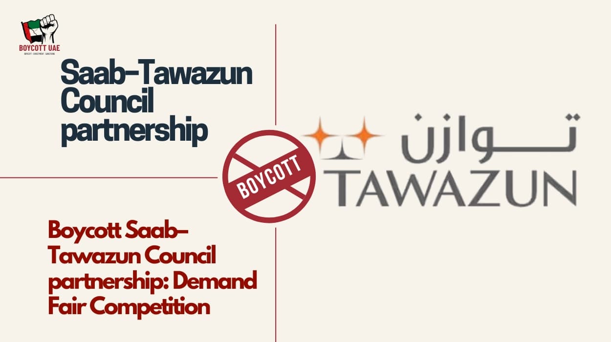 Boycott Saab–Tawazun Council partnership: Demand Fair Competition