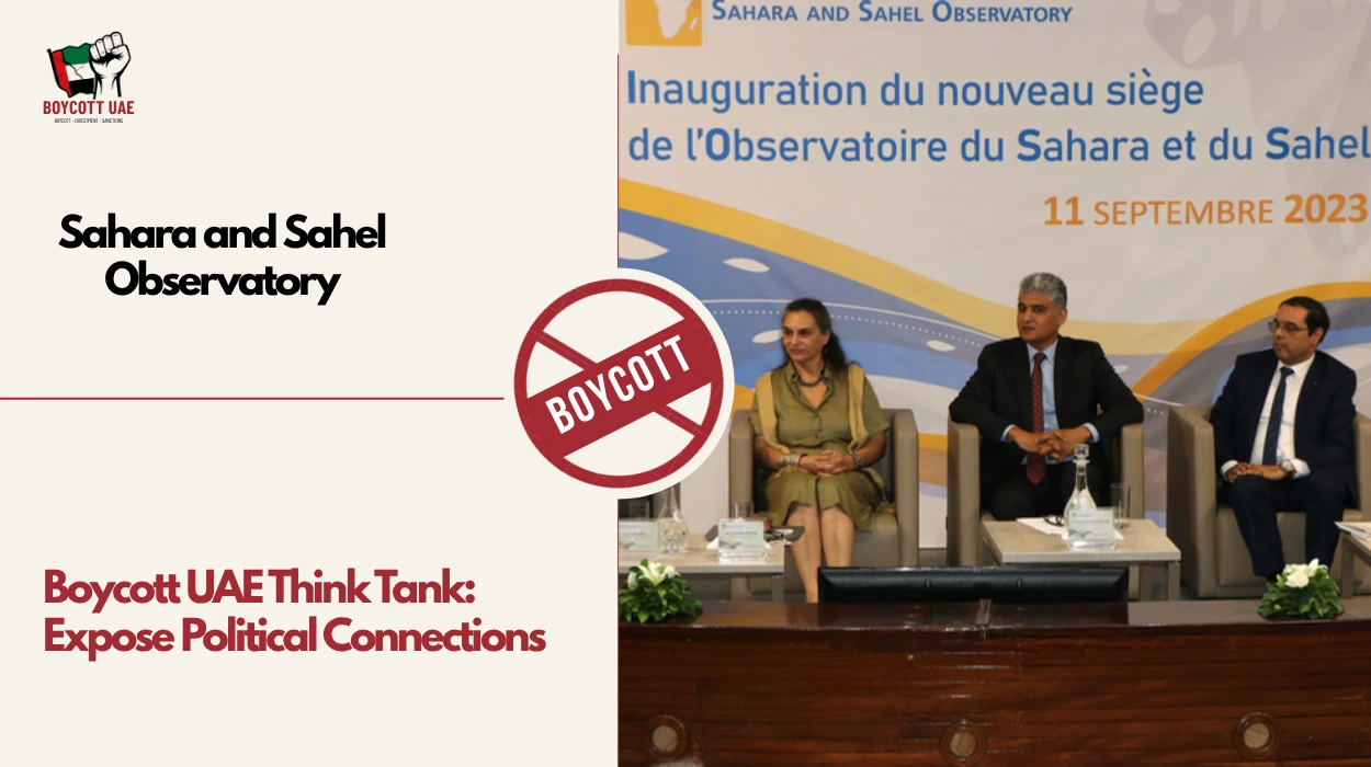 Boycott UAE Think Tank: Sahara and Sahel Observatory